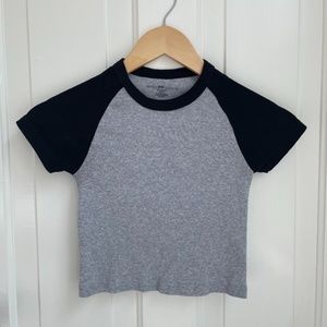 Brandy very and black crop top
